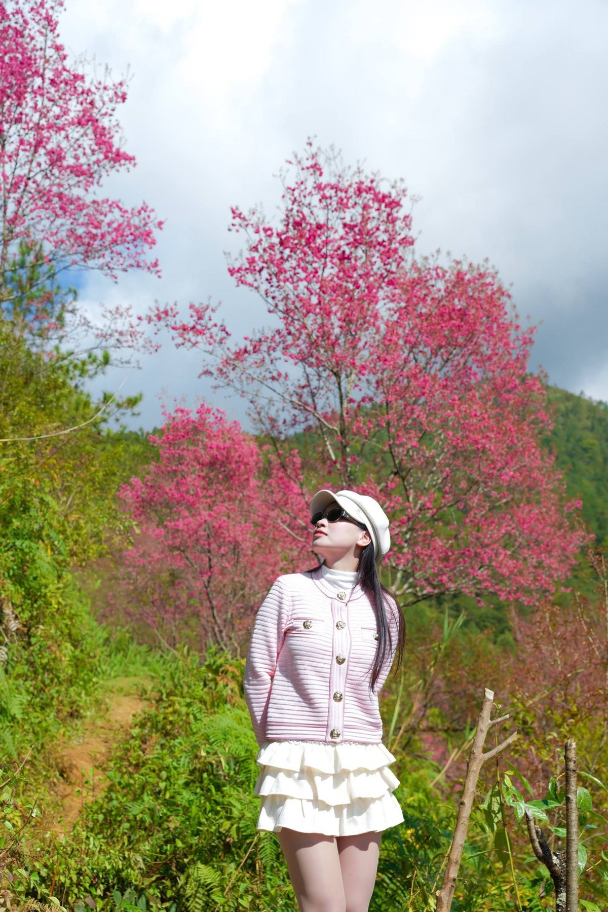 Không chỉ Mí Háng, mùa này, các Púng Luông, Lao Chải, … cũng được bao phủ bởi màu hoa tớ dày. Mỗi khu vực mang đến một nét đẹp riêng: có nơi hoa chen giữa những mái nhà trình tường phủ rêu; có nơi hoa trải dài trên các triền ruộng bậc thang nghỉ vụ; lại có nơi hoa mọc xen cây bụi, tạo nên cảnh sắc hoang sơ mà lãng mạn. Ảnh Vua Ăn Mày