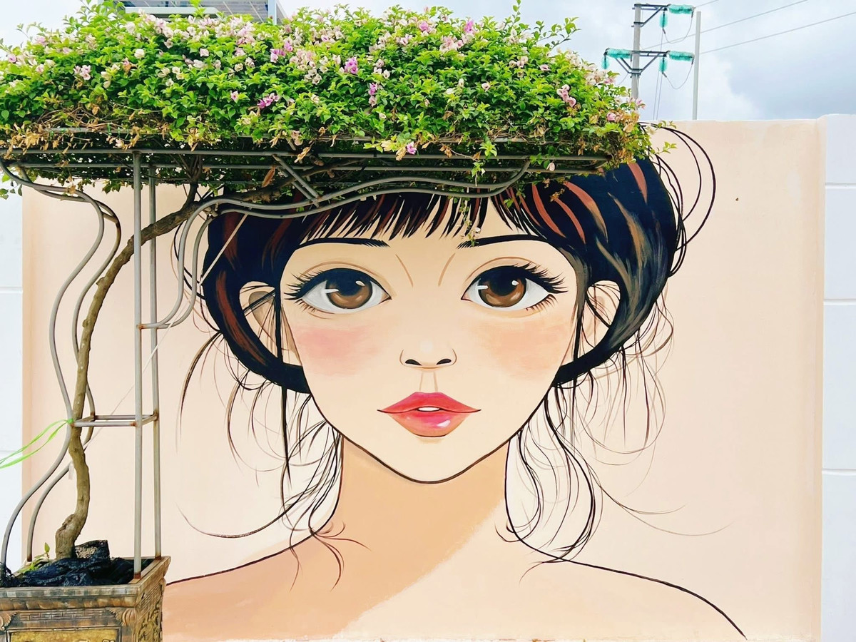 Không có biển hiệu giới thiệu, không chiến dịch truyền thông rầm rộ, nhưng chính vẻ duyên dáng và cá tính của từng nhân vật nữ trong tranh đã nhanh chóng khiến loạt ảnh check-in tại đây phủ sóng mạng xã hội. Ảnh Huyền Khánh Vũ