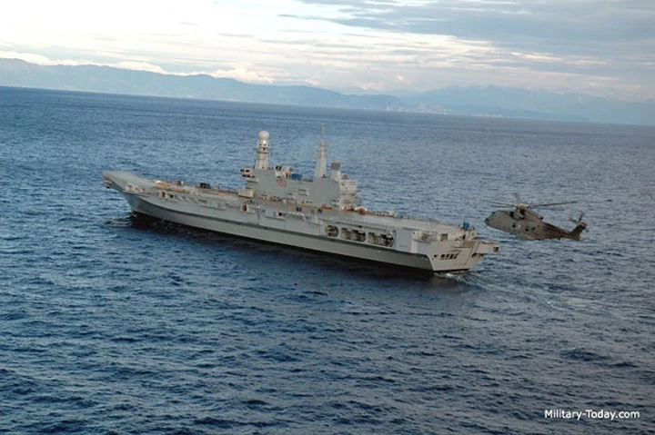 Ngạc nhiên Tàu sân bay Cavour “nhỏ nhưng có võ” của Italy