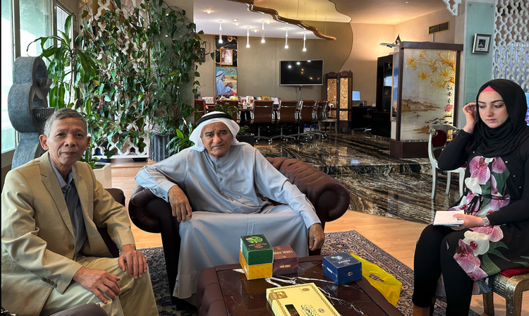 NSC, l'homme d'affaires Trinh Dinh Nang rencontre les partenaires stratégiques du groupe Lootah à Dubaï, aux Émirats arabes unis. Photo : NVCC. trinh-dinh-nang.png
