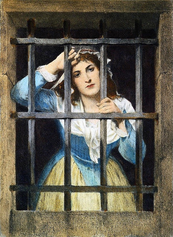 Charlotte Corday là một trong những phụ nữ nổi tiếng ở Pháp bị chém đầu. Charlotte là người ủng hộ Girondists - phái ôn hòa trong Cách mạng Pháp.