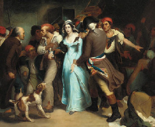 4 ngày sau khi ám sát nhà lãnh đạo Jean Paul Marat, Charlotte bị đưa ra hành hình công khai.