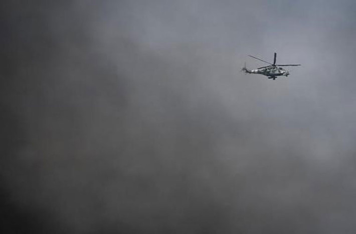 Chiến dịch đàn áp người biểu tình của Ukraine có sự tham gia của máy bay trực thăng quân sự MI-24.