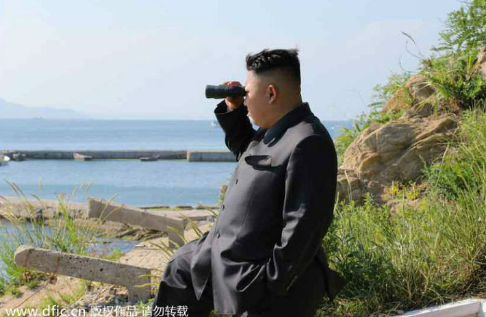Theo Yonhap, ông Kim vừa thăm tiền đồn trên đảo Ung ở biển Nhật Bản, phía đông Triều Tiên.