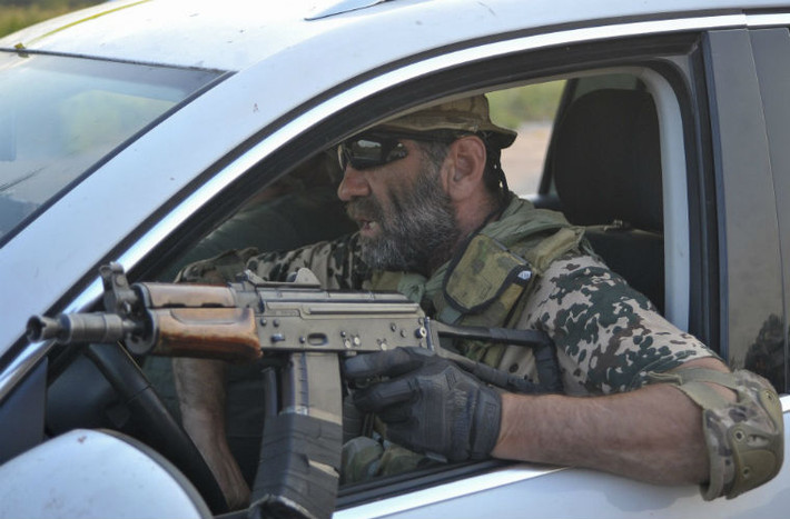 Binh sĩ Quân đội Ukraine thuộc tiểu đoàn Donbass.