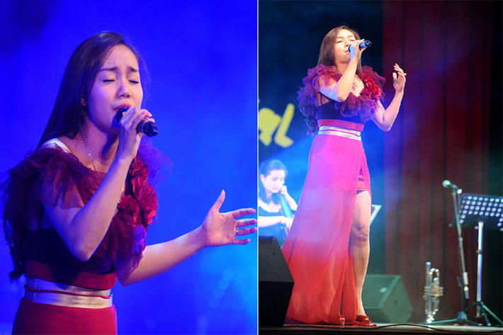 Ngọc Anh cho biết: “Tôi rất vui khi được trình diễn trước các nhạc sĩ, nghệ sĩ quốc tế và đông đảo người dân Quảng Ninh. Tôi cảm nhận được niềm hứng khởi và tình yêu của khán giả dành cho các nghệ sĩ khi bước lên sân khấu”.