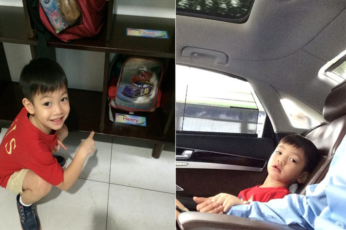 Tuy nhiên, càng lớn cậu nhóc càng bảnh bảo, đáng yêu, vượt xa nhan sắc của bố.
