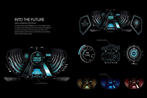 Hypersport Lykan có khả năng là chiếc xe đầu tiên sở hữu hệ thống màn hình hiển thị tương tác ba chiều với đầy đủ các chức năng.