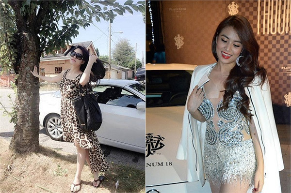 Tuy nhiên, đây là chiếc xe thuộc quyền sở hữu của bạn trai đại gia tên Quân. Hoàng Thùy Linh khoe vẻ gợi cảm bên chiếc Bentley.