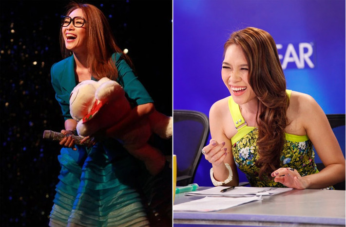 Trên sân khấu hay khi với vai trò là giám khảo của cuộc thi âm nhạc Việt Nam Idol, Mỹ Tâm luôn mang đến không khí tươi vui, hài hước.