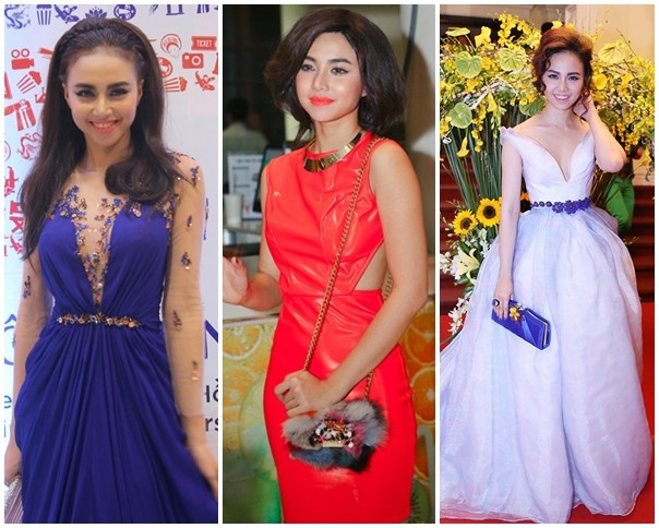 Không chỉ theo đuổi phong cách gợi cảm, Đinh Ngọc Diệp còn rất tinh tế với mốt trang phục tối giản, nhẹ nhàng.