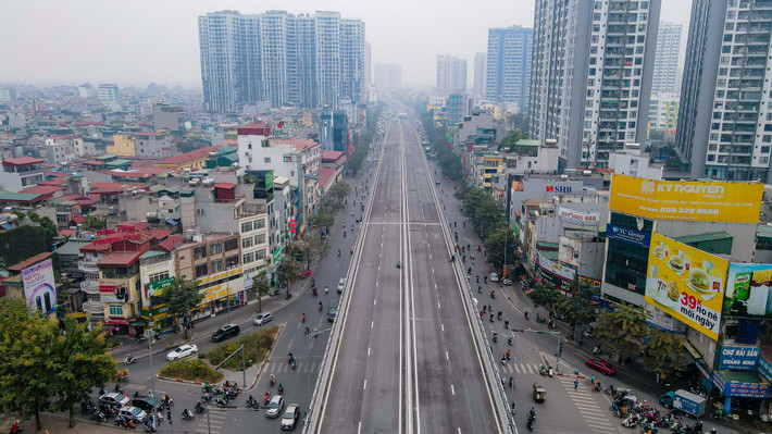 Toàn cảnh tuyến đường gần 10.000 tỷ đồng trước ngày thông xe.
