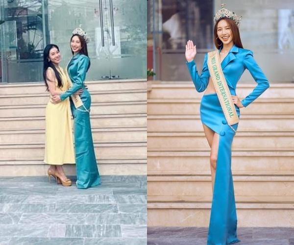 iss Grand International 2021 bị đồ lụa nhàu nhĩ "hại" không dưới 2 lần.