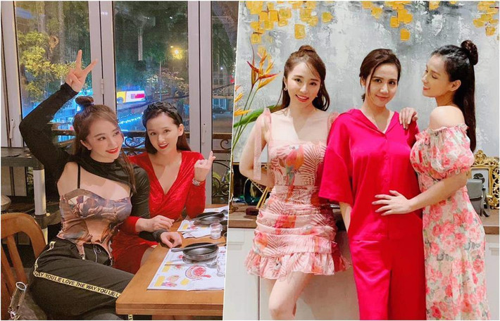 Có thể nói với phong cách thời trang "đẹp khoe xấu che", Quỳnh Nga luôn chiếm trọn spotlight của hội bạn mỗi khi tụ họp. Dẫu chiều cao có phần hạn chế nhưng body nóng bỏng được tôn vinh qua lối ăn mặc khéo léo này chính là chiếc chìa khoá giúp nữ diễn viên lúc nào cũng giữ được sự quyến rũ trong mắt dân tình.