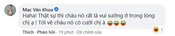 Mạc Văn Khoa phản ứng "lầy lội" dưới bài đăng.