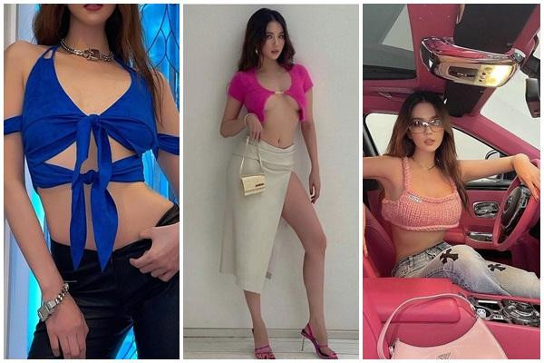 br/> Luôn là item yêu thích của Ngọc Trinh, áo crop-top mà cô sử hữu trong tủ đồ ngày càng có nhiều kiểu dáng đa dạng, độc đáo. Từ ôm sát, cắt xẻ cá tính đến bèo nơ hững hờ, tất cả đều để khoe trọn vòng 2 săn chắc, và nhiều khi còn "hack" thêm vòng 1 nảy nở. Thường xuyên khoe dáng với 3 kiểu crop-top "hot trend" dưới đây, song Ngọc Trinh vẫn duy trì sức hút nhờ phô diễn hình thể đẹp mắt, đặc biệt là lối mix&match đa dạng và cực dễ ứng dụng.