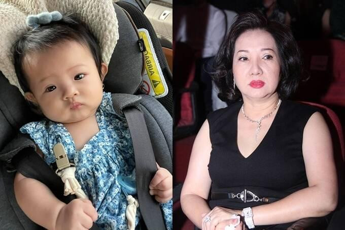 Trước đây, ai cũng nghĩ Đàm Thu Trang nằm trong "hội các mẹ đẻ thuê" vì Suchin giống hệt bên nhà nội.