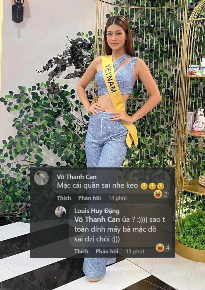 uy nhiên ngay lập tức, NTK Võ Thanh Can đã phải nhắc nhở vì mặc quần sai cách. Stylist Louis Huy Đặng cũng chỉ biết than thở: "Ủa, sao tôi toàn dính mấy bà mặc đồ sai vậy trời".