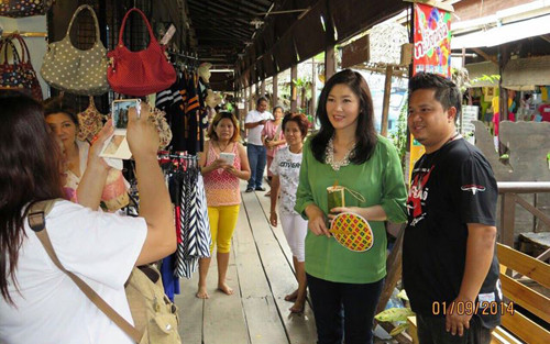 Ảnh của cựu Thủ tướng Thái Lan Yingluck ngày 1/9. Ảnh: FB Yingluck Shinawatra.