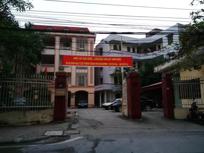 Trụ sở của Sở Tài Chính Hải Dương cũng còn khá mới, đẹp.