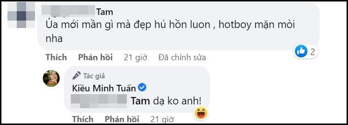 goại hình cực phẩm khiến Kiều Minh Tuấn bị nhiều bạn bè trêu chọc "thẩm mỹ", "dùng app"...
