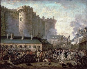 Ngày 14/7/1789, nhân dân Pháp phá ngục Bastille, mở đầu cho cuộc Cách mạng Pháp nhằm lật đổ chế độ quân chủ ở nước này.