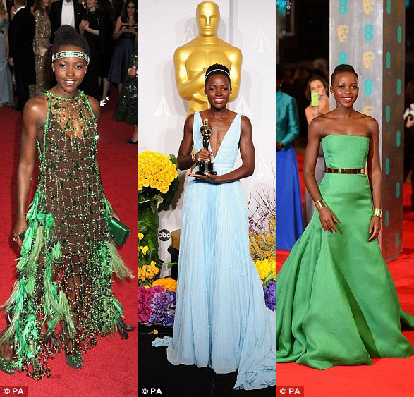 Vị trí thứ hai thuộc về ngôi sao da màu mới nổi ở Hollywood, nữ diễn viên đoạt giải Oscar, Lupita Nyong’o