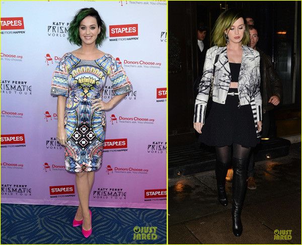 Nữ ca sĩ Katy Perry xếp thứ 8 nhờ phong cách thời trang biến hóa nhưng rất “chất”.