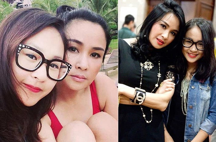 Không cao bằng mẹ, nhưng nếu so nét mặt thì con gái Thiện Thanh là đứa con giống Thanh Lam nhất trong ba đứa con đẻ của nữ diva.
