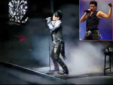 Khi đang biểu diễn bài "Whole Lotta Love" của Led Zepplin trên sân khấu, Adam Lambert bị một khán giả người Canada ném một cái dương vật giả vào mặt.
