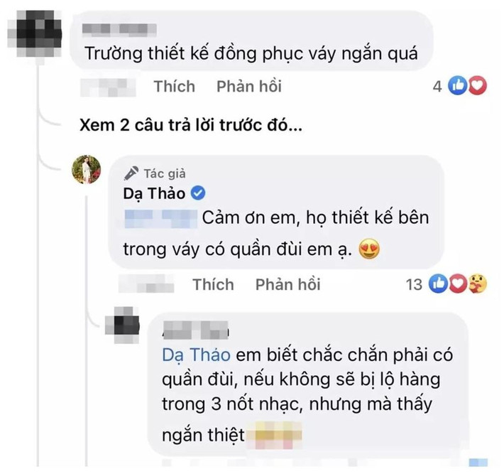 gười hâm mộ nhận xét về đồng phục của 2 con gái Quyền Linh.