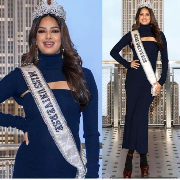 Không chỉ nổi tiếng là Hoa hậu Hoàn vũ 2021, Harnaaz Sandhu còn có lượng fan khổng lồ tại Việt Nam, đặc biệt là cộng đồng người hâm mộ sắc đẹp bởi nét đẹp đầy chất quyền lực và mạnh mẽ, hiếm có khó tìm ở bất kỳ nàng hậu nào khác.