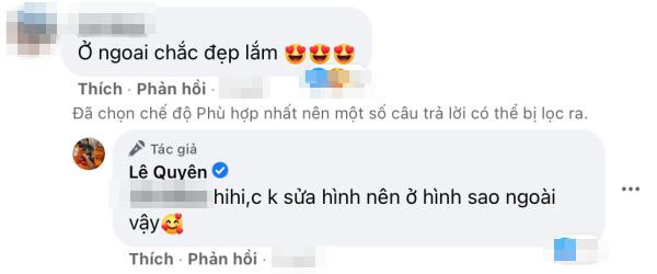 Lệ Quyên khẳng định không dùng photoshop để "sống ảo" trên mạng xã hội.