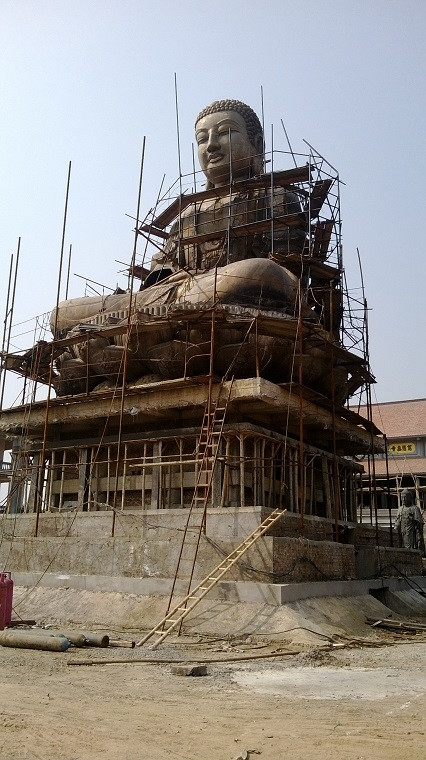 Dự kiến năm 2014 tượng Phật sẽ được khánh thành.