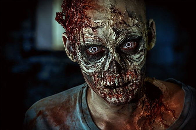 ##s### 9. Zombie (Xác sống): Xuất hiện khá nhiều trong phim kinh dị nên hình ảnh zombie không quá xa lạ. Chúng gây ám ảnh trong tâm trí người Bắc Mỹ và châu Âu với hàng loạt nạn nhân bị cắn đau đớn và đẫm máu, cuối cùng trở thành những thây ma mất nhận thức giống như chúng.