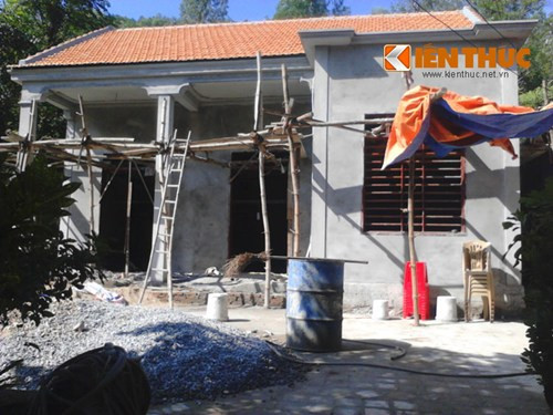 Ngôi nhà được hoàn thành sau gần nửa năm xây dựng.