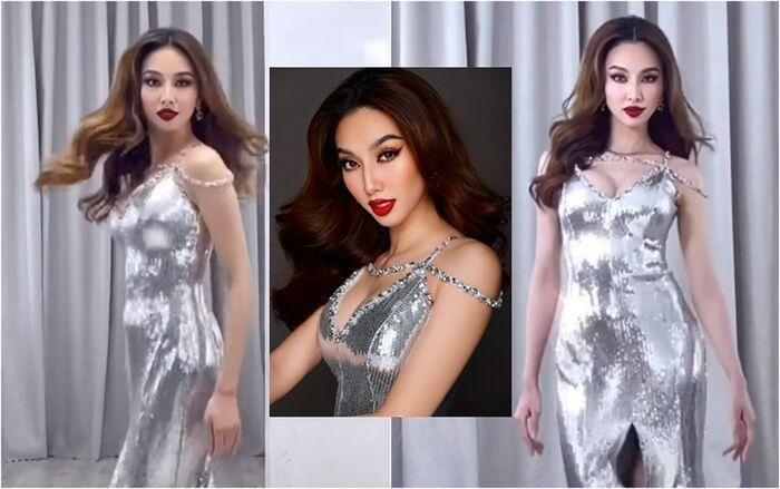 Trang phục chất liệu khá khó nhằn nếu bạn không sở hữu body hoàn hảo. Trước đó, có rất nhiều mỹ nhân cũng mất điểm vì bộ cánh tố cáo khuyết điểm hình thể. Ngoài ra, việc chọn lối trang điểm đậm khiến Thùy Tiên già chát hơn hẳn tuổi thực 23. Có lẽ, Thùy Tiên nên tiết chế lại thì hơn.