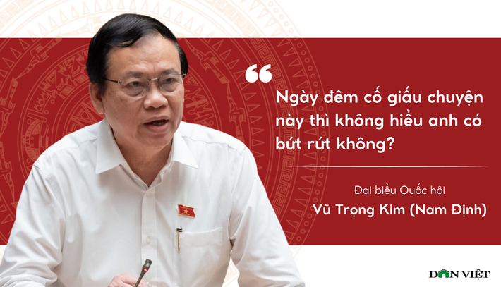Về việc Chủ nhiệm Ủy ban kiểm tra Tỉnh ủy Bắc Ninh sử dụng bằng giả, trao đổi với báo chí ngày 2/11, đại biểu Vũ Trọng Kim (đoàn Nam Định) cho rằng, đây là biểu hiện của cán bộ thoái hóa, biến chất, không thể chấp nhận được."Đây là hành vi có ý thức, mà ngày đêm cố giấu chuyện này thì không hiểu anh có bứt rứt không?”, ông Kim đặt câu hỏi và cho rằng, danh dự của người cán bộ không còn nữa, gây ảnh hưởng đến gia đình, dòng họ, quê hương. Đồng thời, cũng ảnh hưởng đến tổ chức.