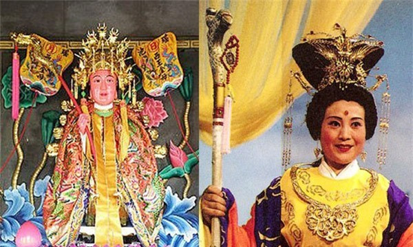 Chủ nhân của vườn đào tiên trên thiên đình bị Tôn Ngộ Không quấy phá qua hóa thân của nữ nghệ sĩVạn Phức Hương khiến nhiều khán giả ngỡ ngàng vì khá giống với những bức tượng Vương mẫu nương nương thờ cúng trong các ngôi chùa.