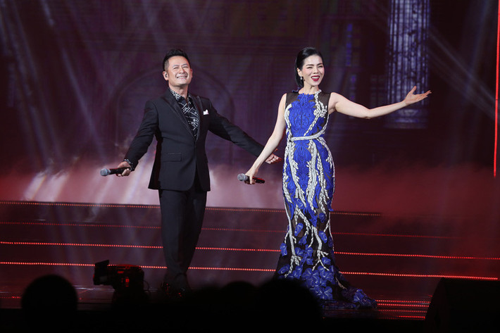 Ca sĩ Lệ Quyên song ca cùng Bằng Kiều.