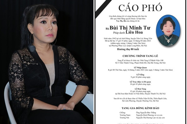 áo phó do vợ chồng Việt Hương chia sẻ.