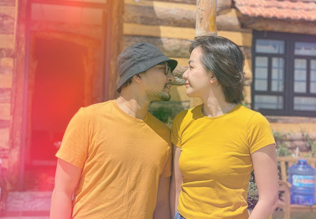 Huỳnh Đông đăng ảnh tình cảm mừng bà xã - diễn viên Ái Châu đón tuổi mới.