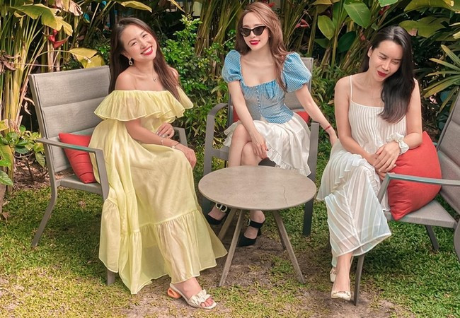 Bộ ba Vân Hugo - Quỳnh Nga và Lưu Hương Giang đọ sắc với trang phục hè nổi bật.