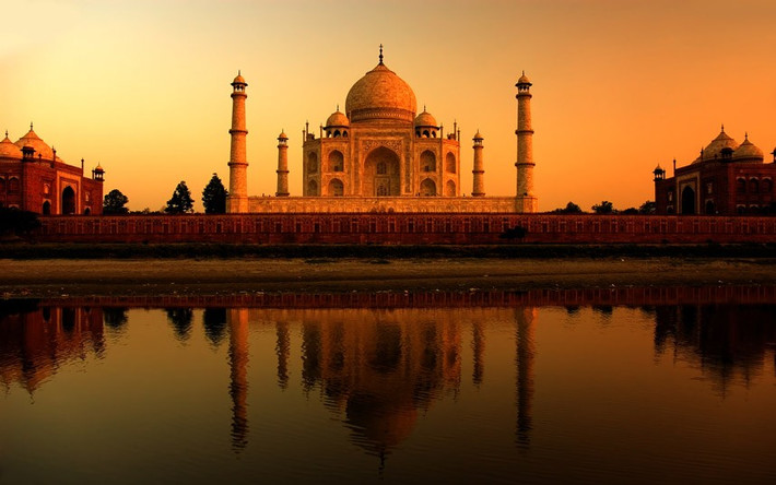 Đền Taj Mahal, Ấn Độ.