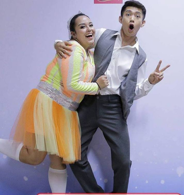 Trong những vòng sơ khảo của cuộc thi Bước nhảy ngàn cân, Tố Tố được biết đến là một nàng béo với gu ăn mặc khá kín đáo. Ảnh: Saosart.