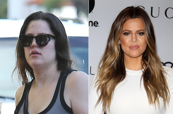 Khloe Kardashian, nhân vật bị coi là kém sắc nhất trong số 5 chị em gái nhà ngôi sao truyền hình thực tế sẽ càng bị lép vé so với các chị em trong gia đình khi cô ăn vận cẩu thả và không trang điểm.