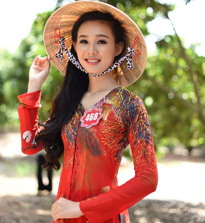 Một trong những thí sinh sở hữu vóc dáng cân đối cùng gương mặt ưa nhìn.