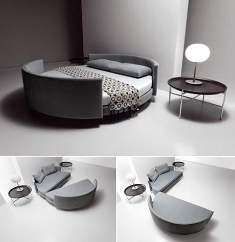 Sofa đôi tuyệt vời này có thể dễ dàng chuyển đổi thành một chiếc giường. Đó là một giải pháp tiết kiệm không gian thực sự tuyệt vời cho tất cả những người sống trong một căn hộ nhỏ.