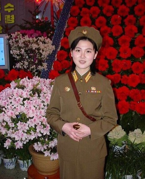 Một nữ quân nhân Triều Tiên.