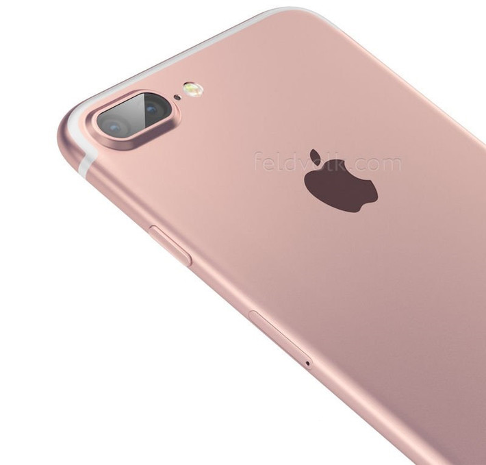 iPhone 7 màu hồng nữ tính.